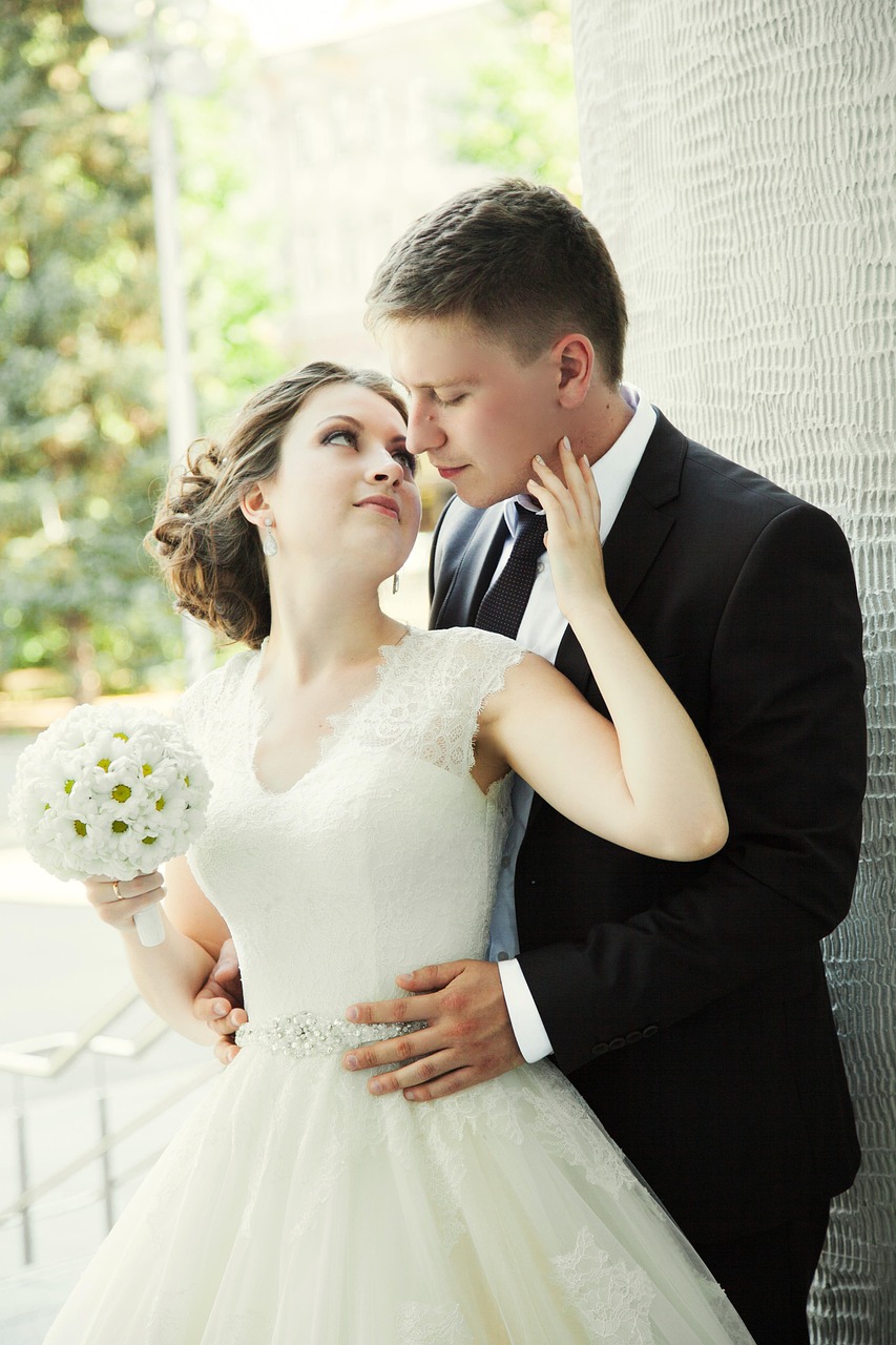 wedding, love, wife, bride, marriage, romance